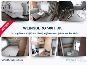 Offre du Marché du caravaning: Weinsberg CaraOne 500 FDK, CHF 22'800.–, véhicules d'occasion